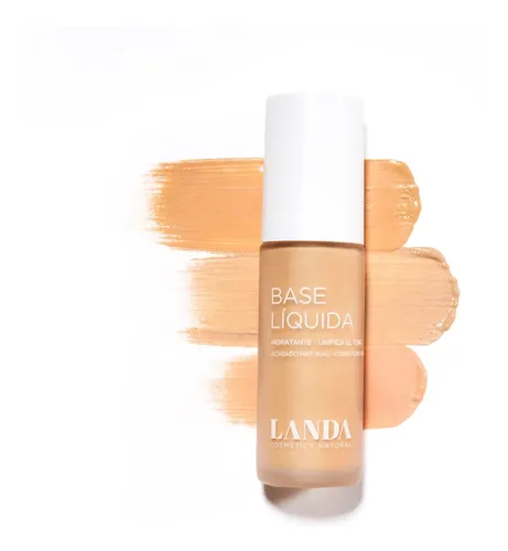 Maquillaje Base Liquida | Landa- Cosmética Natural & Vegana Claro