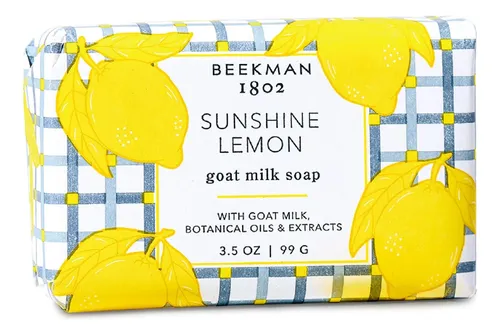 Jabón Corporal En Barra Beekman 1802 Goat Milk Sunshine Lemo