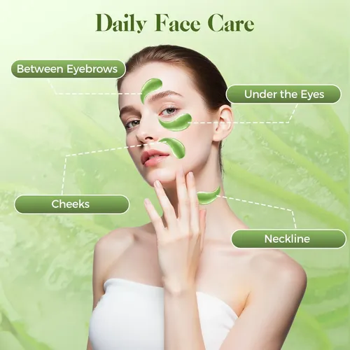 Nexkayee Parches Hidrogel Contorno De Ojos Aloe