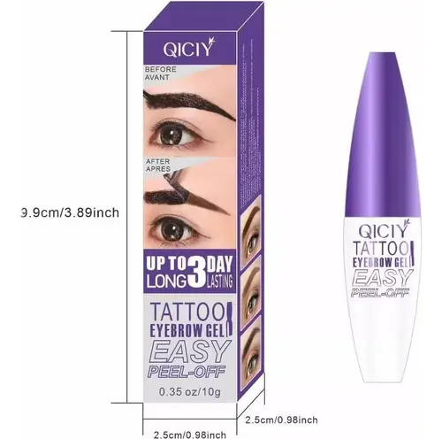 Gel De Tinte Para Cejas Peel Off, Resistente Y Duradero