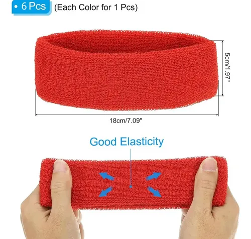 ..de Cintas Deportivas Para El Pelo, Antisudor Y De Secado..
