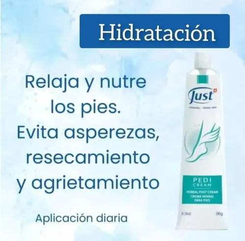 2 Cremas Herbal Para Pies Resecos Pedicream 25g C/u Just
