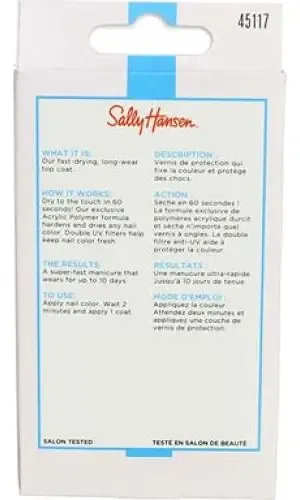 Sally Hansen Insta-dri Topcoat Claro 2 Piezas 13.3ml