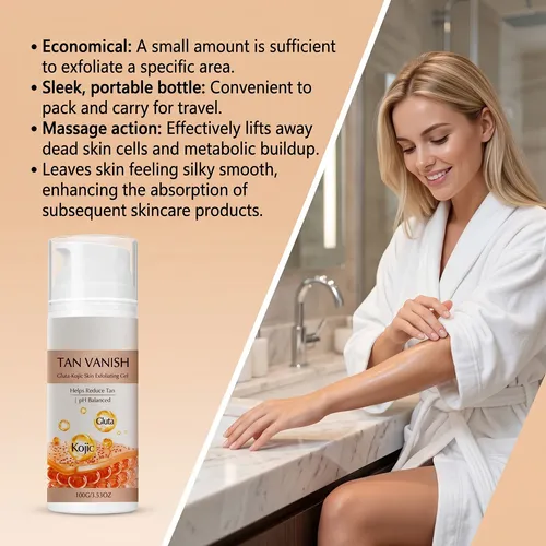 Gel Exfoliante For La Piel Tan Vanish Glutakojic,