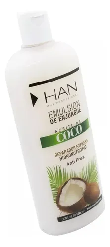 Han Coco Shampoo Acondicionador Mascara Reparador Antifrizz