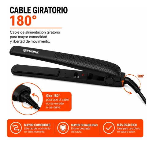Planchita De Pelo Plancha Pelo Cabello Cerámica Suzika Pl047