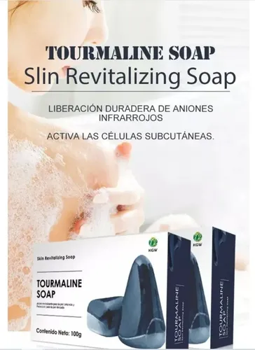 Pack X2un. Jabon Con Turmalina Hgw 100g Cuidado Corporal