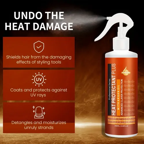 Bruma Profesional De Argán Para Cabello, Antiencrespamiento