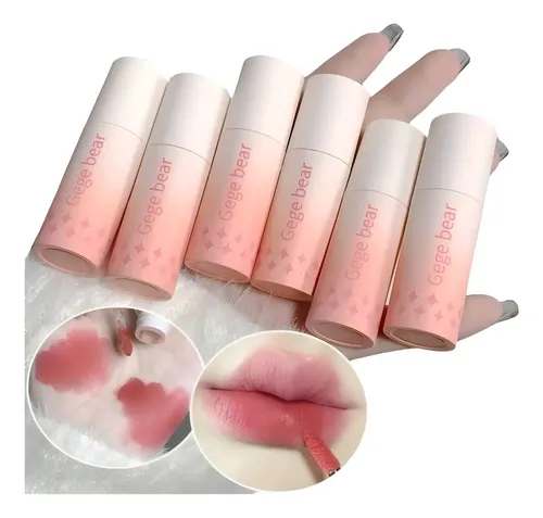 Labial Mist Gloss Lip Mud Pink Velvet Gege Bear