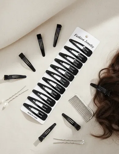 Blíster X12 Hebillas Tic Tac Para El Cabello Pelo Mayorista