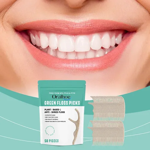 Palillos De Hilo Dental Oralhoe Para Una Limpieza Dental Dia