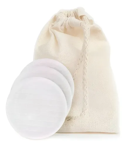 Set 3 Pads De Algodon Reutilizables Desmaquillantes Orgánico