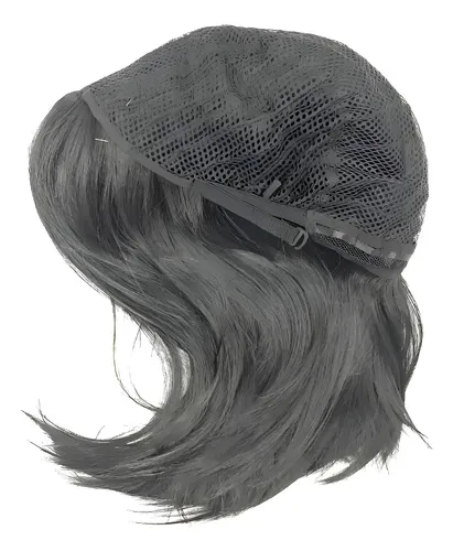 Peluca de cabello sintético Yydsmart Bon de 40cm tono 1 negro con base de tamaño 40 cm