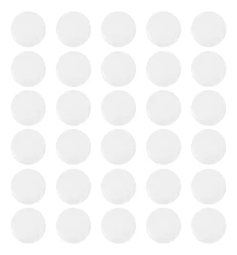90 Pegatinas Transparentes Redondas De Gel Para Uñas