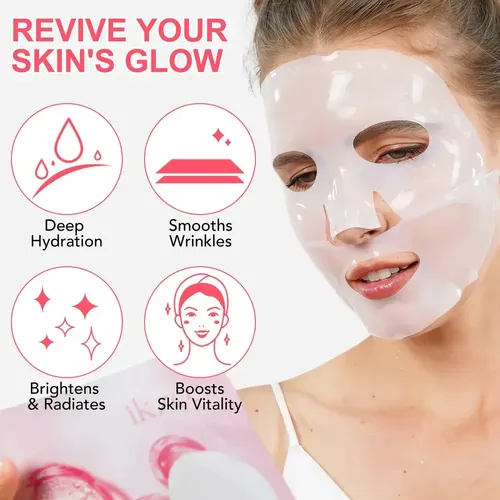 ! 2x Mascarilla Hidratante De Colágeno, Hidratante Y /