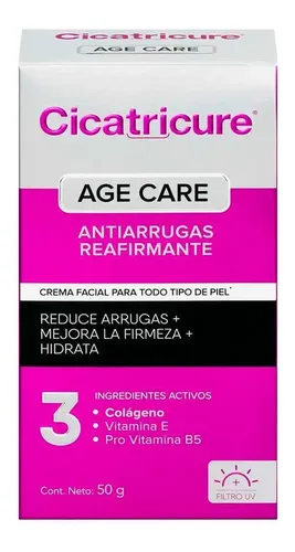 Cicatricure Age Care Antiarrugas Reafirmante Facial 50g Mome