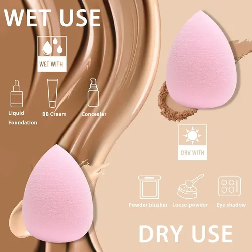 15 Pcs Beauty Blender Makeup Sponge Bulk:blender Sponges …