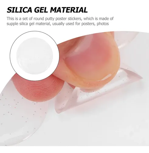 30 Pegatinas De Póster Transparentes, Redondas, Epoxi Gel