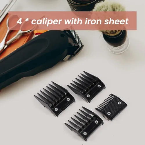 Set De 4 Peines Con Guía Metálica Para Cortes De Cabello