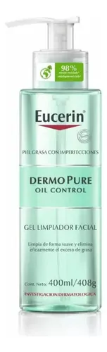 Eucerin Dermopure Oil Control Gel Limpiador Facial 400ml