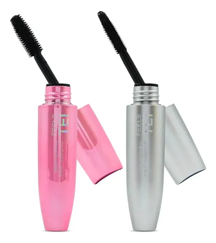 Mascara De Pestañas Waterproof Feels Tei Negro