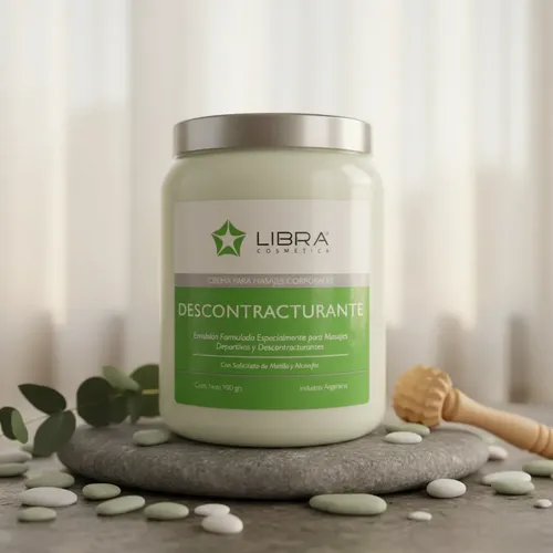 Crema Masajes Descontracturante Libra Cosmética Por 1 Kilo