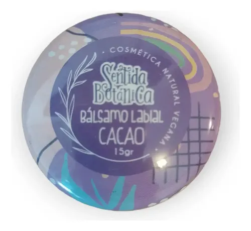 Bálsamo Labial Vegano De Natural Cacao – Sentida Botánica