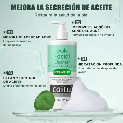 M* Crema Facial Dermfree 473 Ml Piel Grasa 18+ *xl