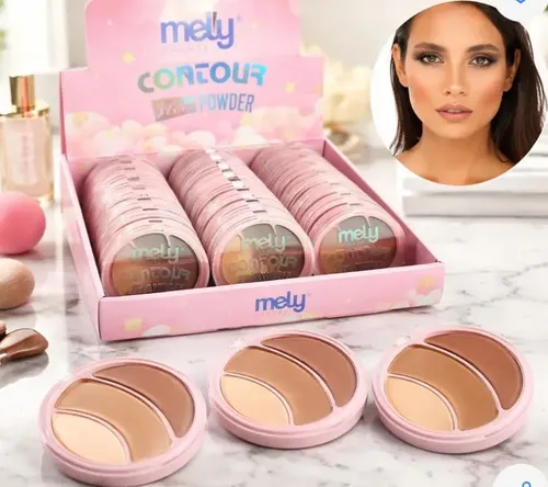 Polvo Compacto Contorno 3 Colores Powder