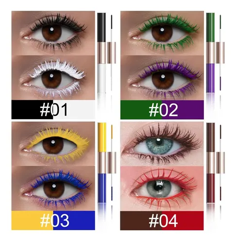 Máscara De Colores Bingbrush, Maquillaje Impermeable Y A Pru