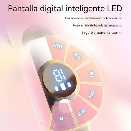 Afeitadora Eléctrica Doble Cabezal Recargable