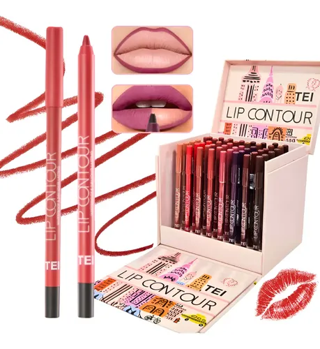 Set X3 Lapiz Delineador De Labios Lip Contour Tei Cosmetica