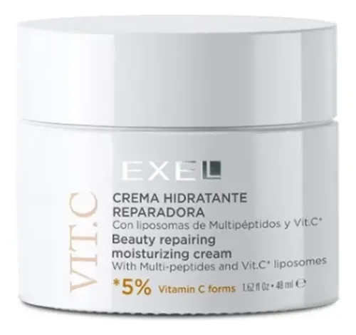 Crema Hidratante Con Liposomas De Vit C Y Multipéptidos Exel
