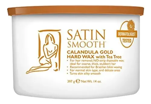 Cera Depilatoria Satin Smooth Calendula Con Aceite De