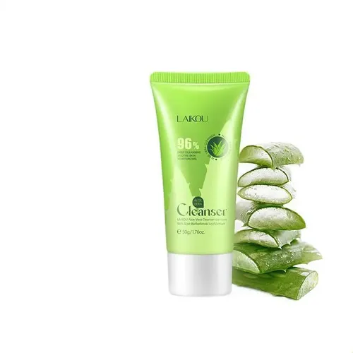 Zz Limpiador Facial De Aloe Vera Laiko Al Por Mayor, 50 Jj