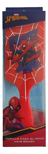 Cepillo Para El Cabello Spiderman Rojo