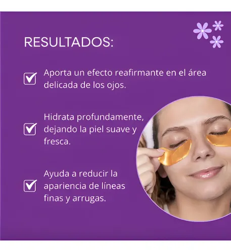 Parches Para Ojos Colageno Reafirmante E Hidratante Mely