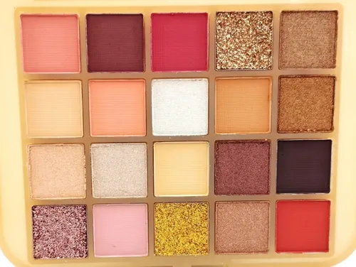 Paleta Sombras Ojo Matte Glitter Love Pink 21 Set 2 Unidades