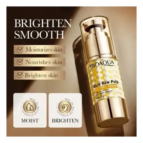 Serum Facial Blanqueador Pulpa De Arroz Linea Premium Momento De Aplicación Día/noche Tipo De Piel Mixta