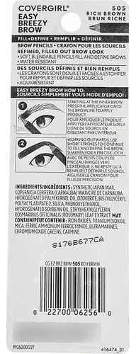 Lápices Para Cejas Covergirl Marrón Intenso Pack 4