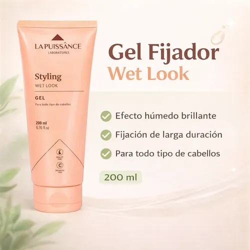 La Puissance Styling Wet Look Gel Fijacion Media Alta Brillo