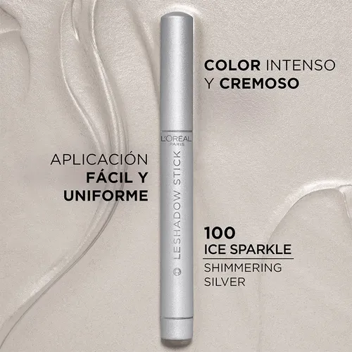 Sombra de ojos en barra Paradise De L’oreal Paris sombra Ice Sparkle 100