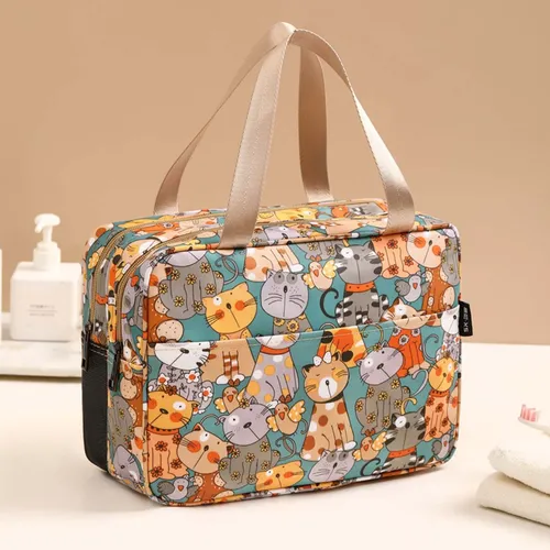 Bolsa De Maquillaje De Viaje Portátil Para Mujer, Bolsa De C