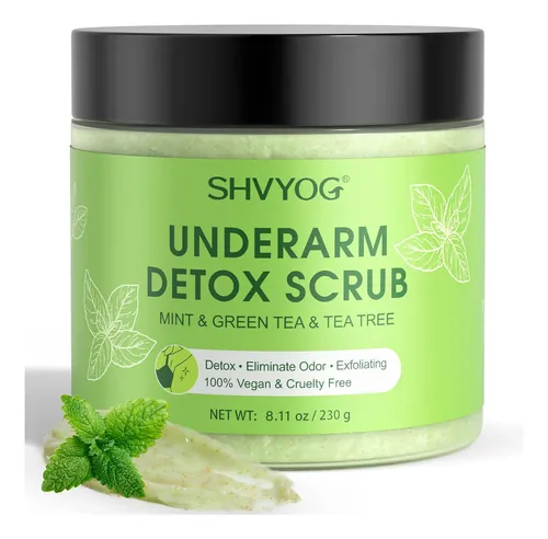 Exfoliante Desintoxicante Para Axilas Shvyog Green Tea Con M