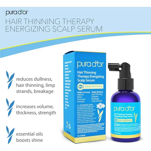 Pura D’or Hair Thinning Therapy Energizing Scalp Serum 120ml