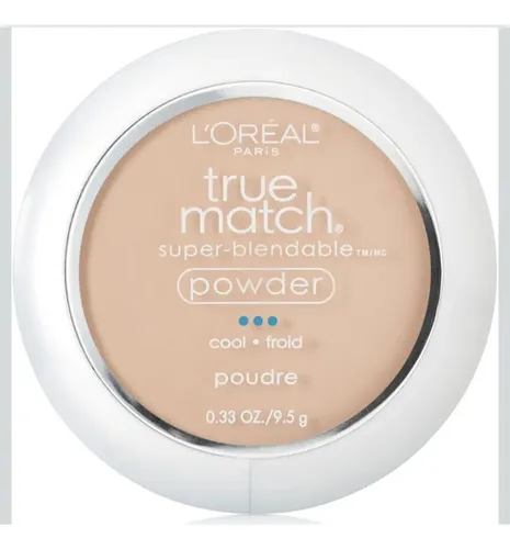 Polvo Compacto L’oréal True Match. Tono Cool Alabaster. Cl