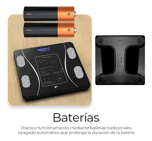 Tiri Báscula Electrónica Bluetooth Digital Inteligente De
