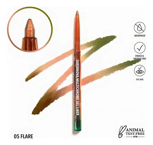Delineador en Gel Moira Supernova Flare Multicromático Para Ojos