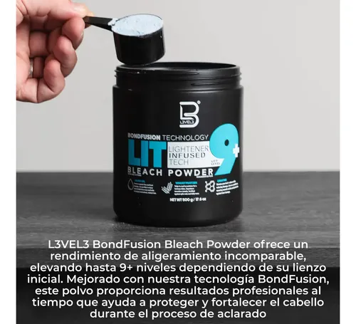 Polvo Decolorante L3 Level 3 Con Proteínas Y Aceites 500g