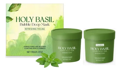 Máscara Arcilla Burbuja Albahaca Santa Pha 90g 2pcs 2026new